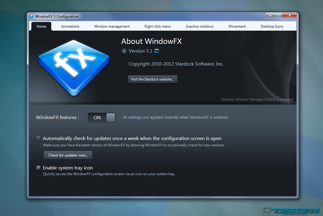 Enable now. WINDOWFX. Stardock WINDOWFX. Windows FX. Ключ для Windows FX 6.